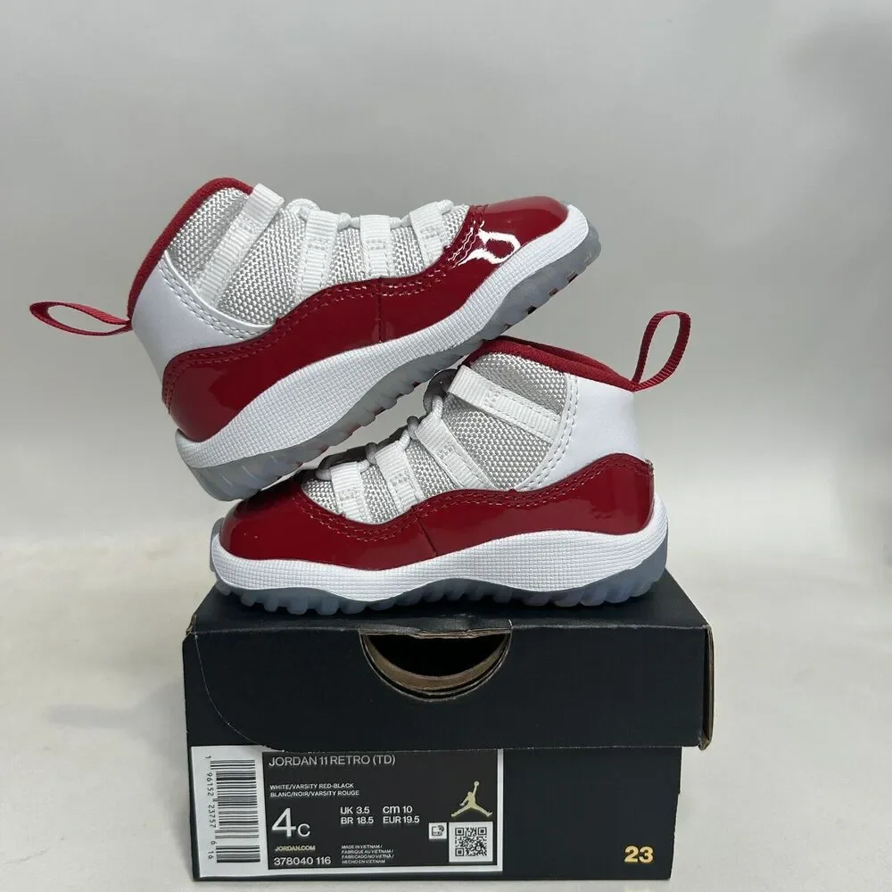 Nike Air Jordan 11 Retro TD “Cherry Red White” 2024